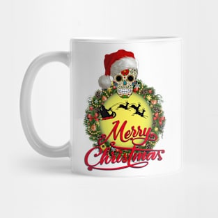 Merry Christmas La calavera Mug